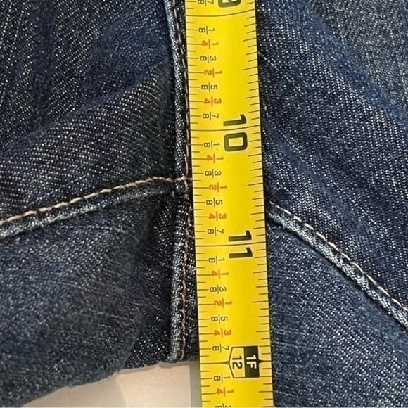 Eddie Bauer Classic Boot Cut High Rise Y2K Dark Wash Jeans Size 16S - Picture 11 of 12